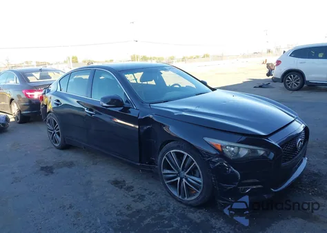 2016 Infiniti Q50 Hybrid from USA, damaged, VIN JN1AV7AP3GM490238